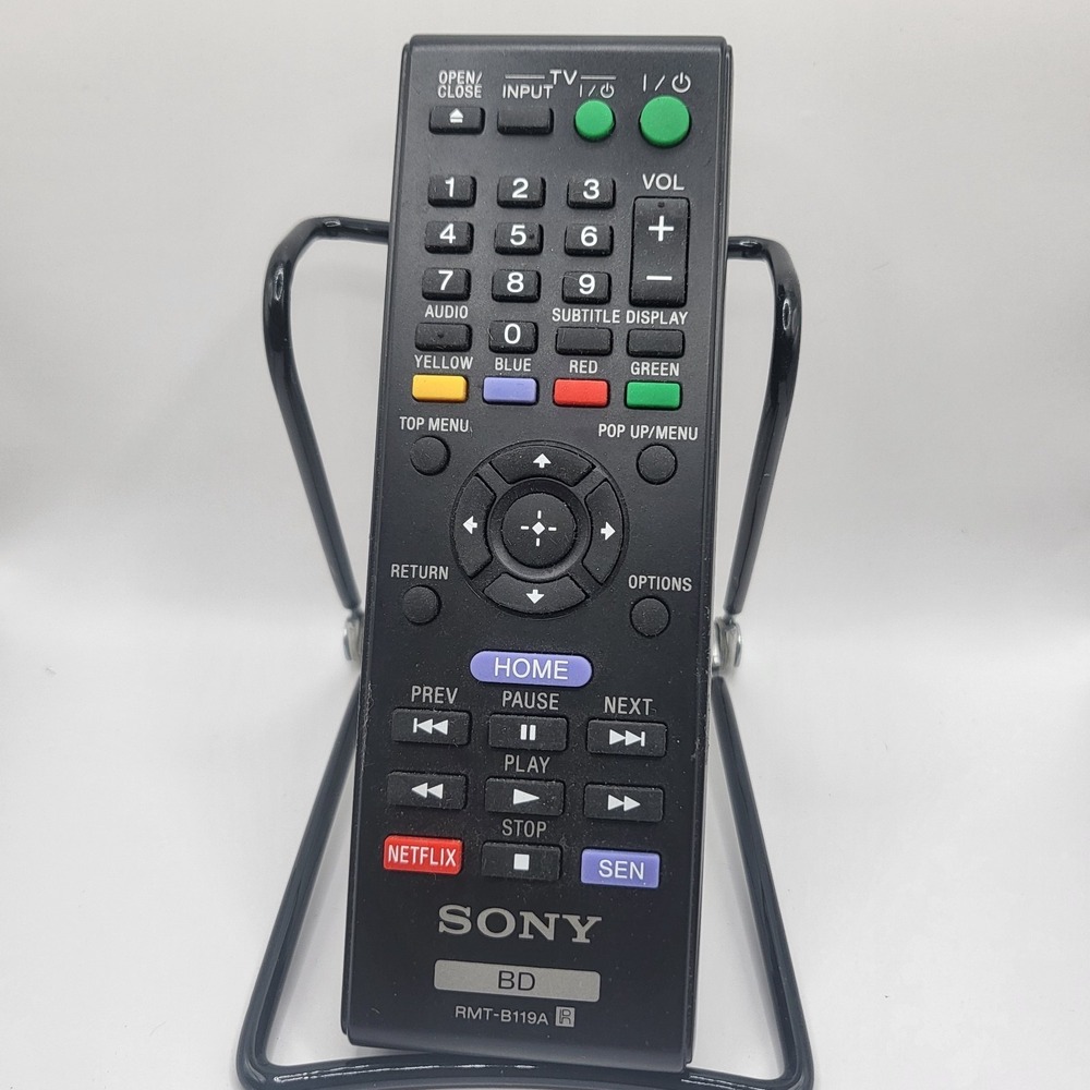 Genuine Sony RMT-B119A Remote Control OEM Blu-Ray Player Tested Working